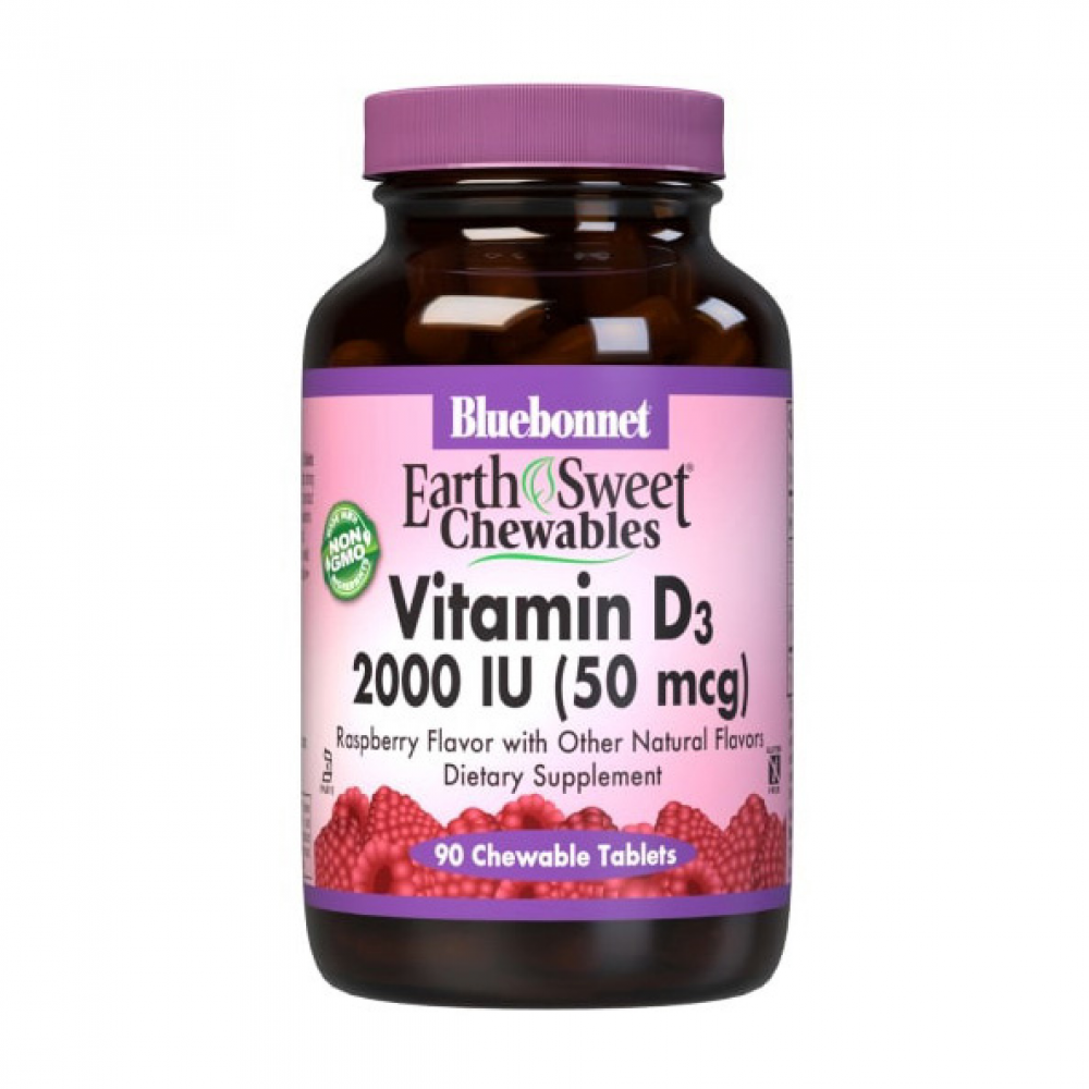 Vitamin D3 2000 IU (50 mcg) (90 chewables, raspberry)