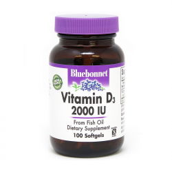 Vitamin D3 2000 IU (50 mcg) (100 softgels)