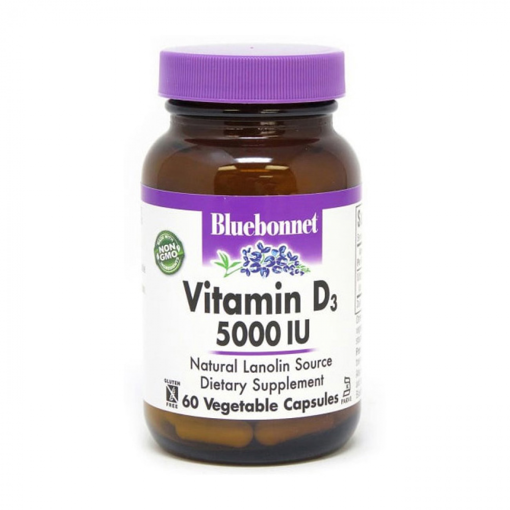 Vitamin D3 5000 IU (125 mcg) (60 veg caps)