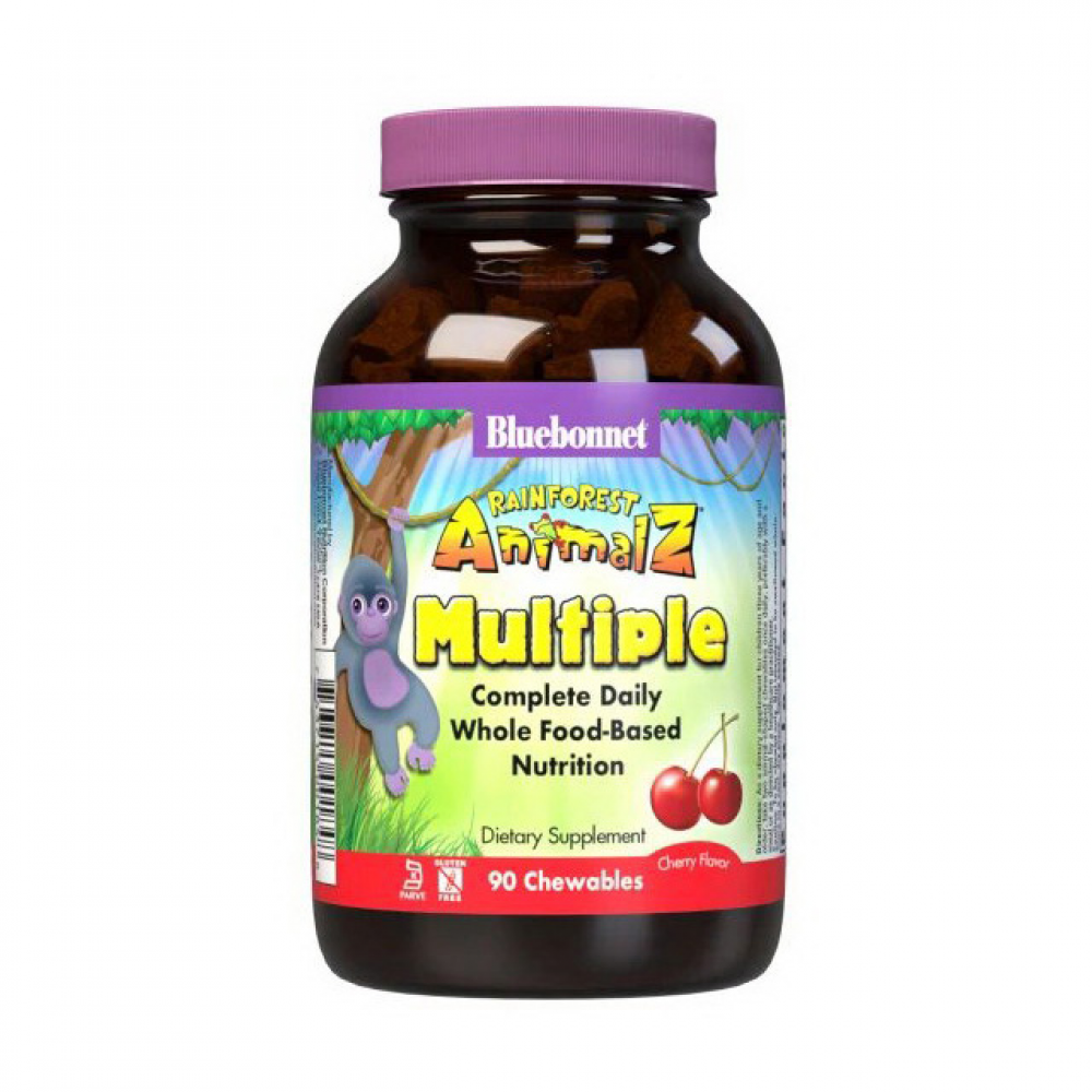 Multiple complete daily nutrition for kids (90 chewables, orange)