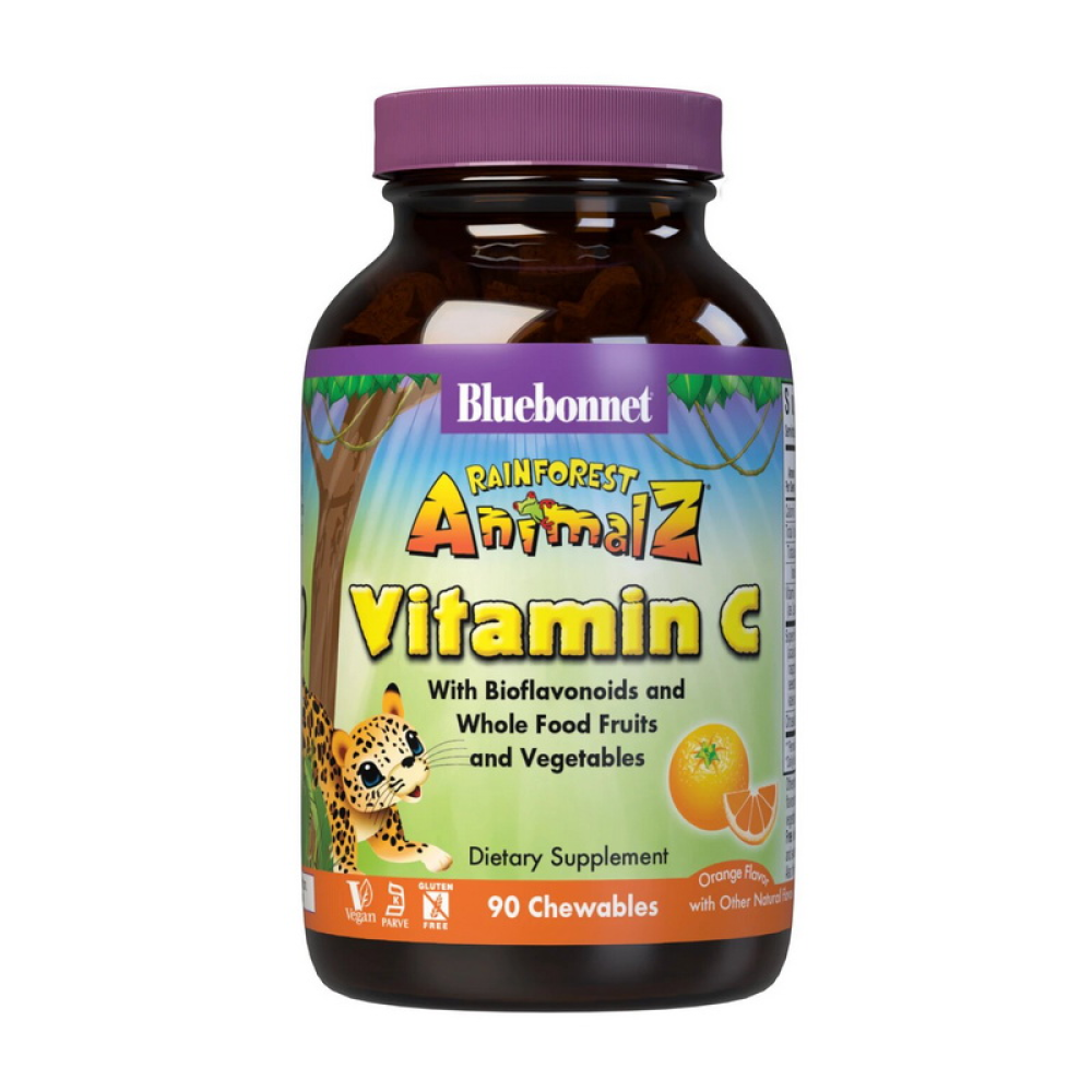 Vitamin C with bioflavonoids for kids (90 chewables, orange)