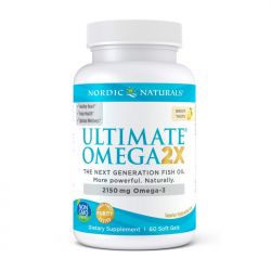 Ultimate Omega 2X 2150 mg (60 soft gels, lemon)