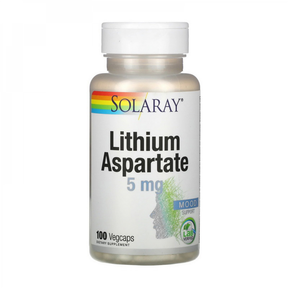 Lithium Aspartate 5 mg (100 veg caps)