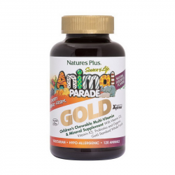 Animal Parade Gold Children“s Multi-vitamin & Mineral (120 animal-shaped tabs, cherry orange grape)