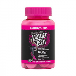 Power Teen for Her multivitamin (60 chew tabs, wild berry)