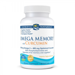 Omega Memory with Curcumin 1000 mg omega-3 + 400 mg curcumin (60 soft gels)