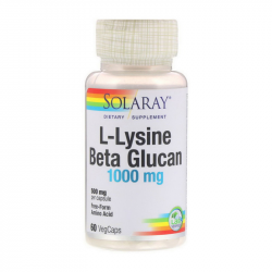 L-Lysine Beta Glucan 1000 mg (60 veg caps)