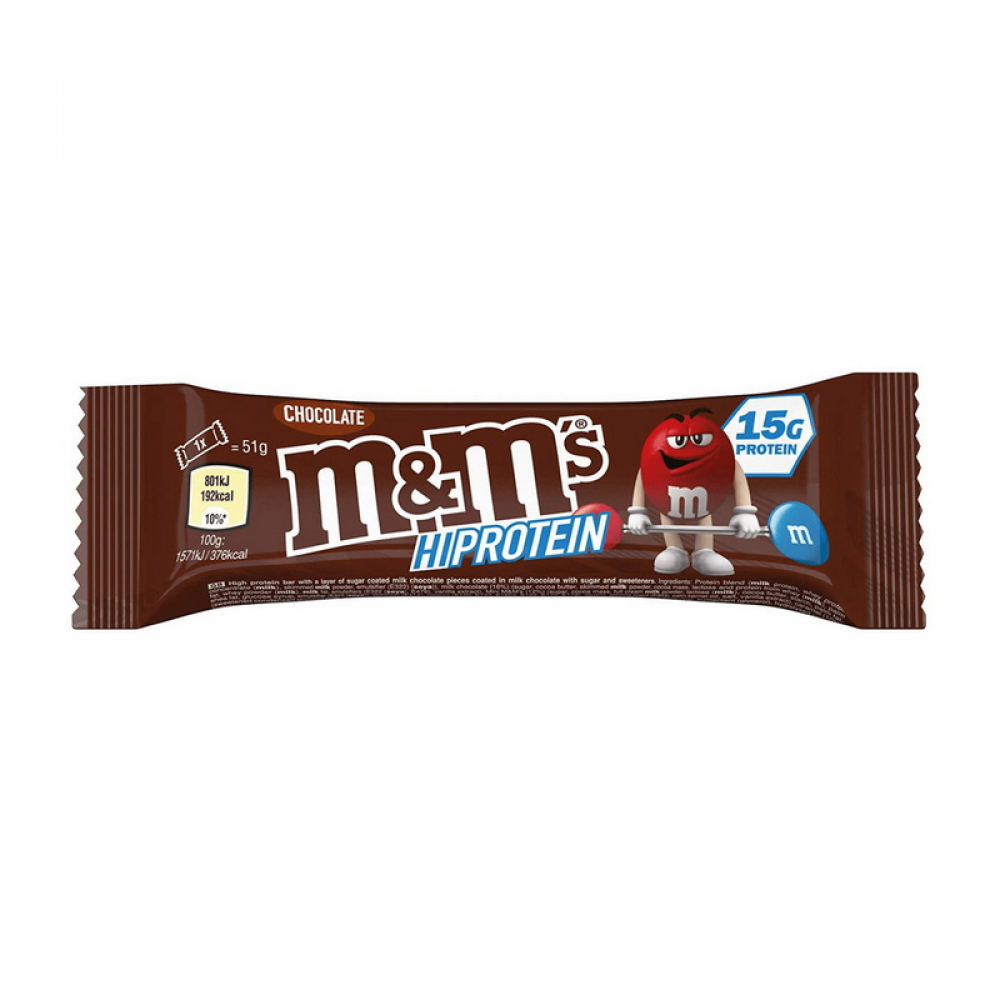 M&M“s Hi Protein Bar (51 g, chocolate)