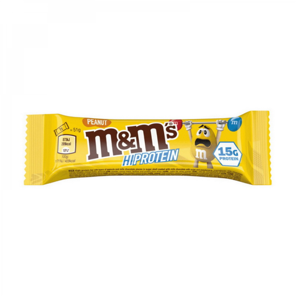 M&M“s Hi Protein Bar (51 g, peanut)