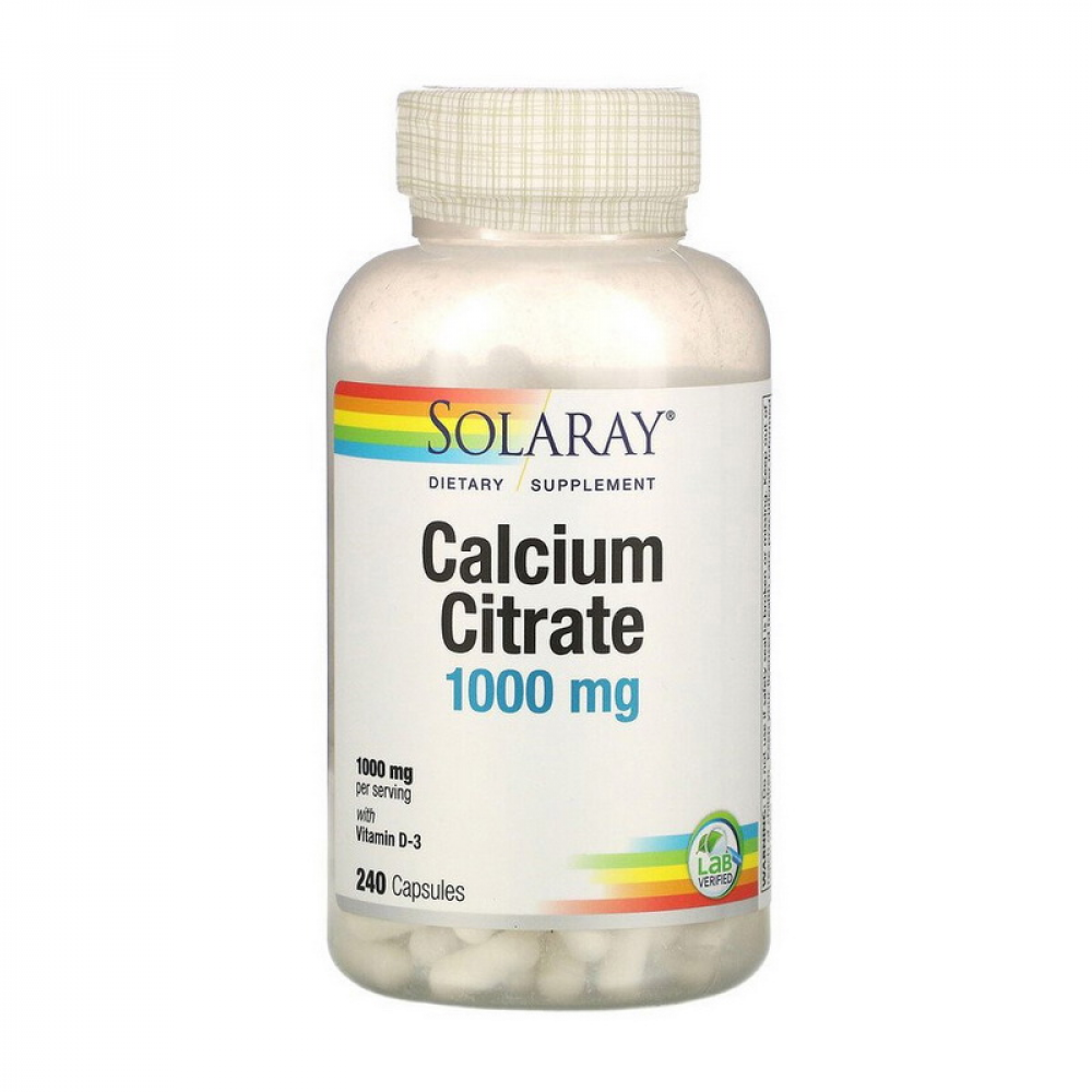 Calcium Citrate 1000 mg (240 veg caps)