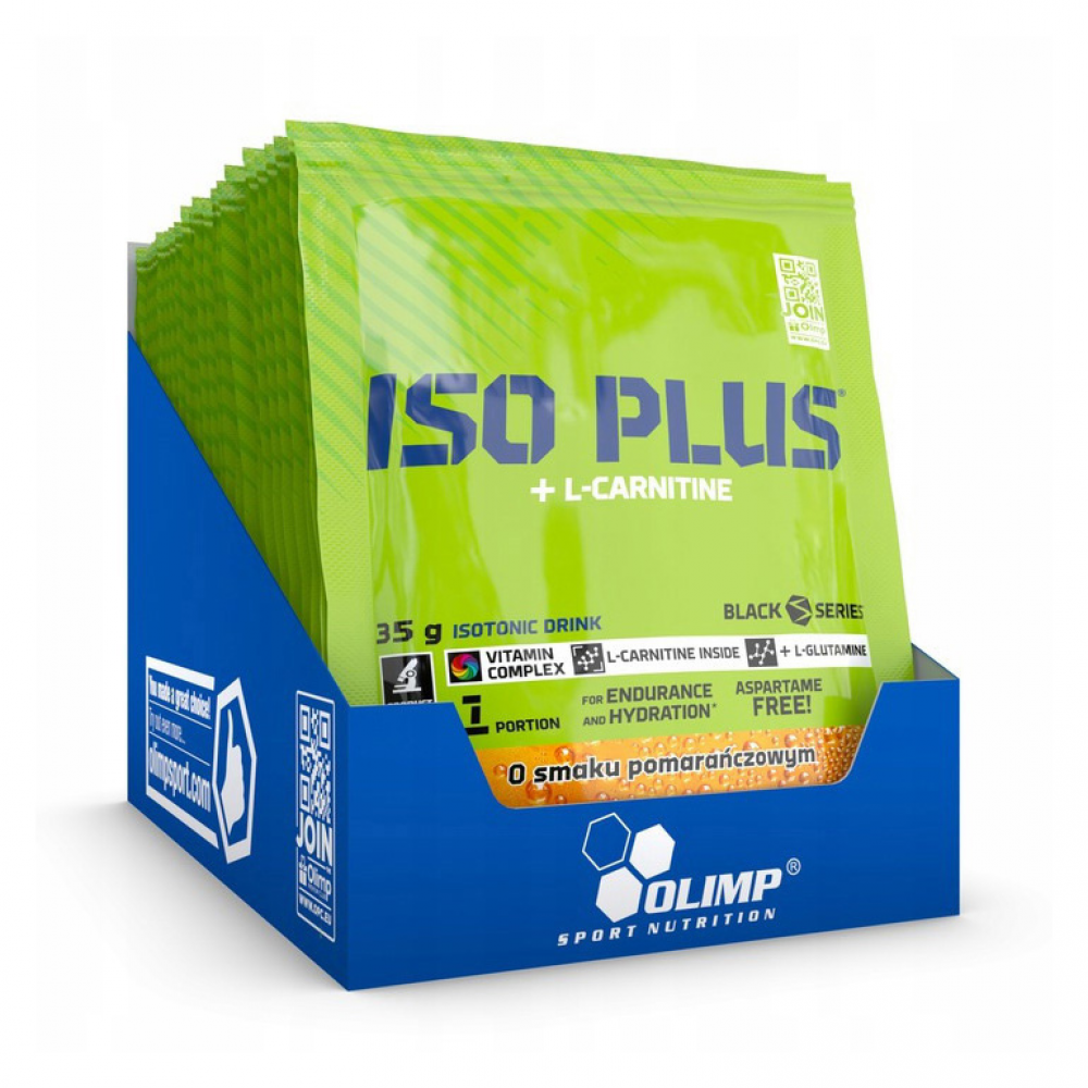 Iso Plus + L-Carnitine (35 g, tropic blue)