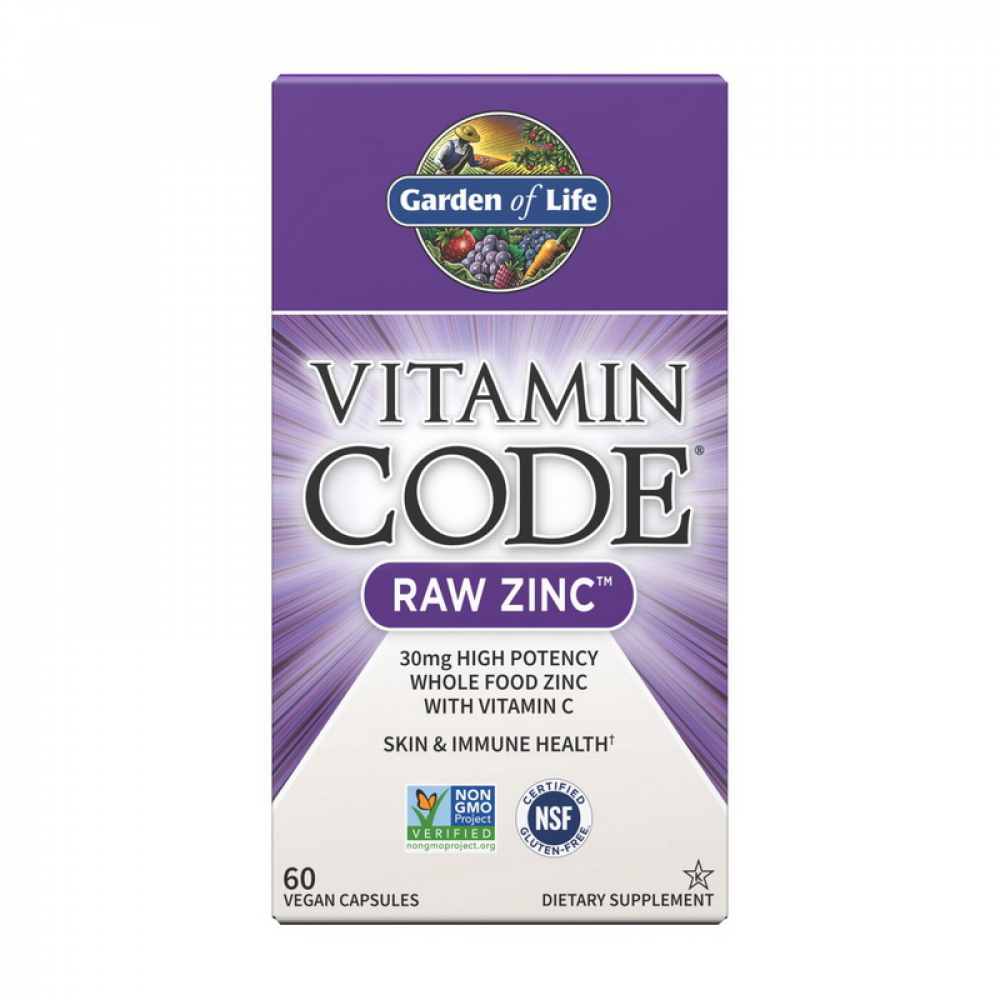 Vitamin Code Raw Zinc 30 mg (60 veg caps)