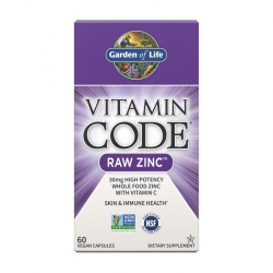 Vitamin Code Raw Zinc 30 mg (60 veg caps)