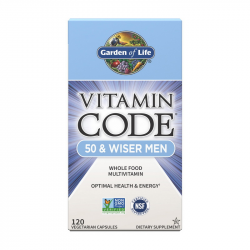 Vitamin Code 50 & Wiser Men (120 veg caps)