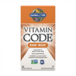 Vitamin Code Raw Iron (30 veg caps)