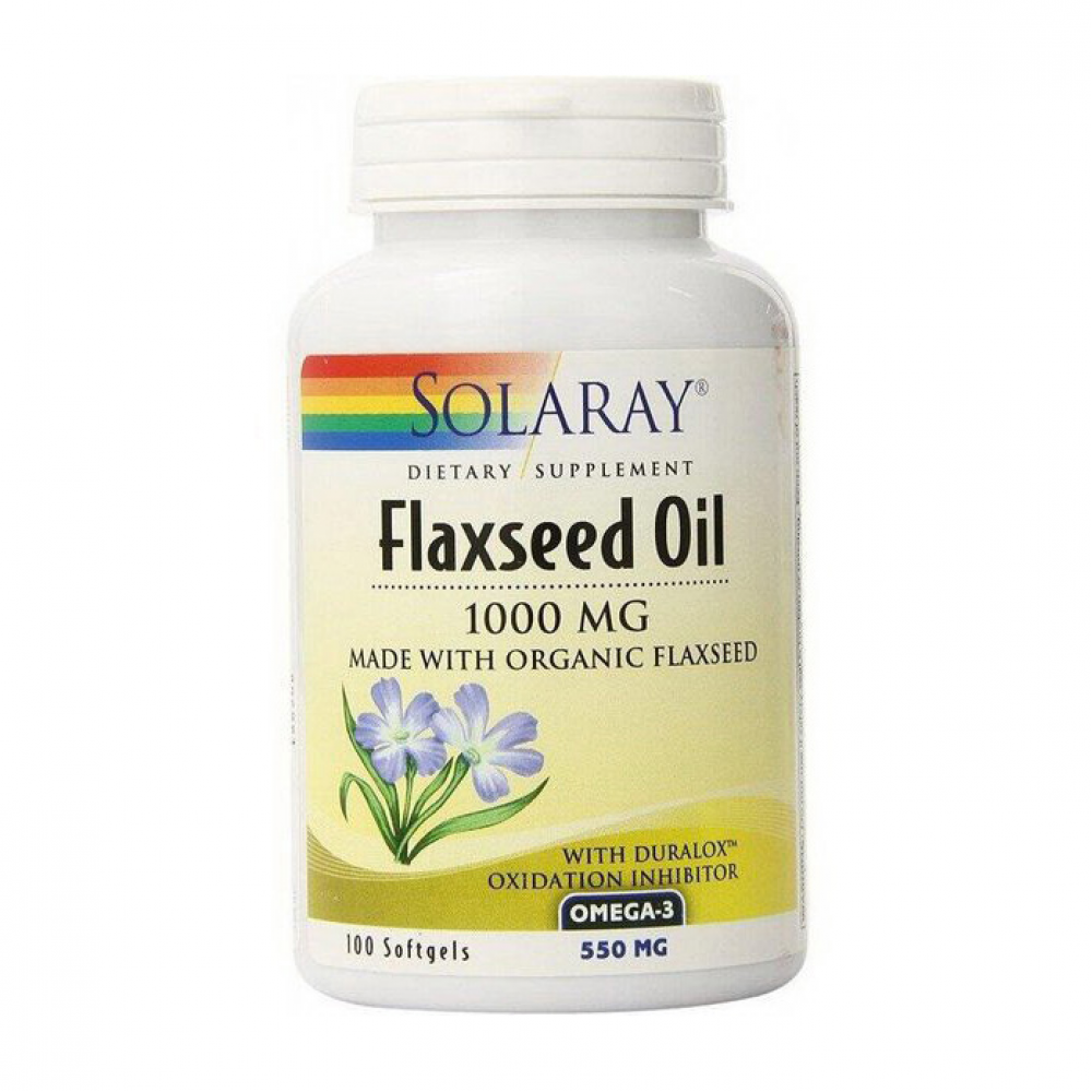 Flaxseed Oil 1000 mg (100 sgels)