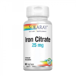 Iron Citrate 25 mg (60 veg caps)