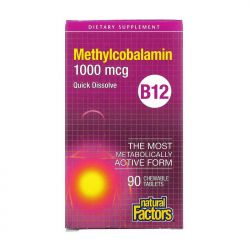 Methylcobalamin B-12 1000 mcg (90 chewable tabs)