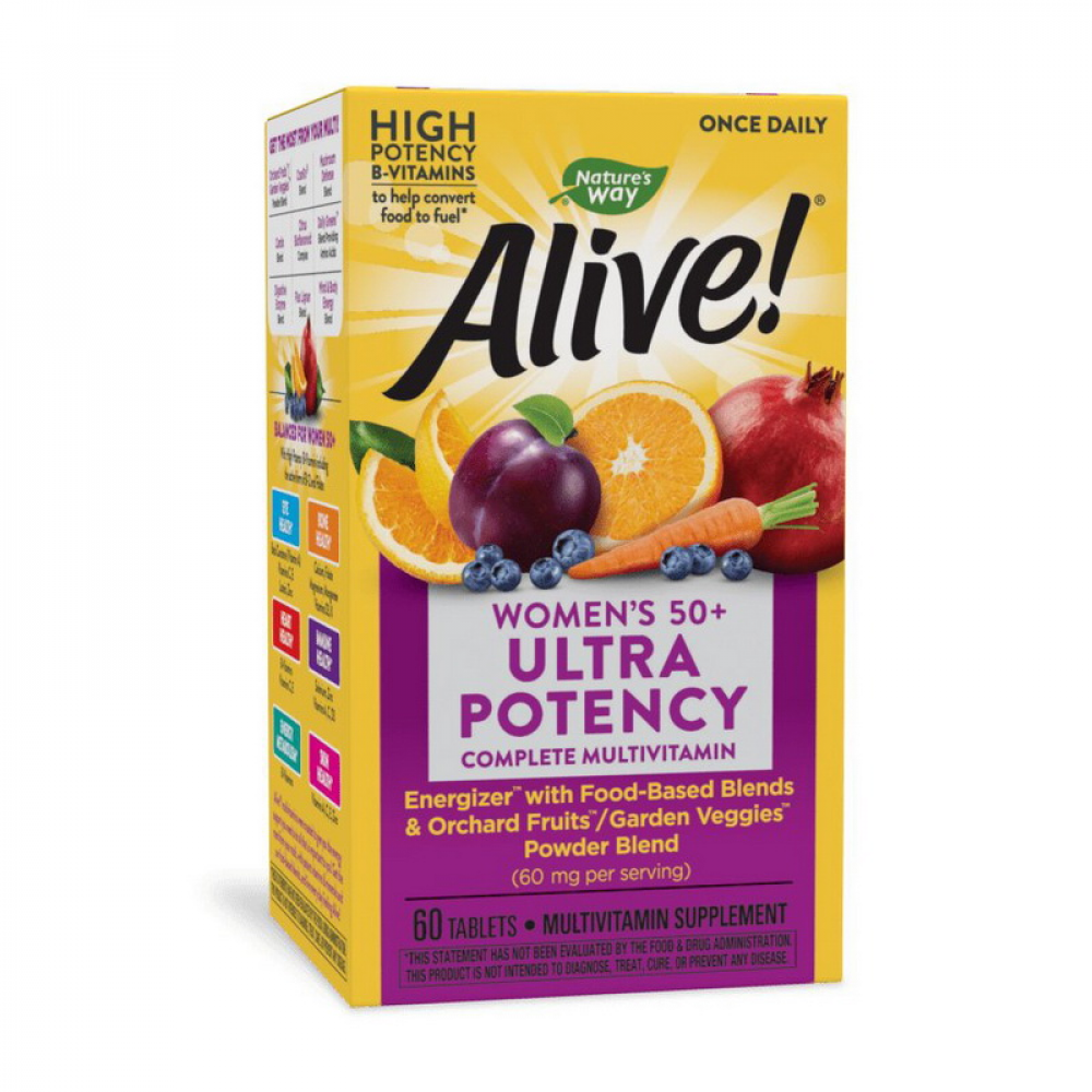 Alive! Women“s 50+ Ultra Potency (60 tab)