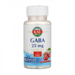 GABA 25 mg (120 micro tabs, cherry natural)