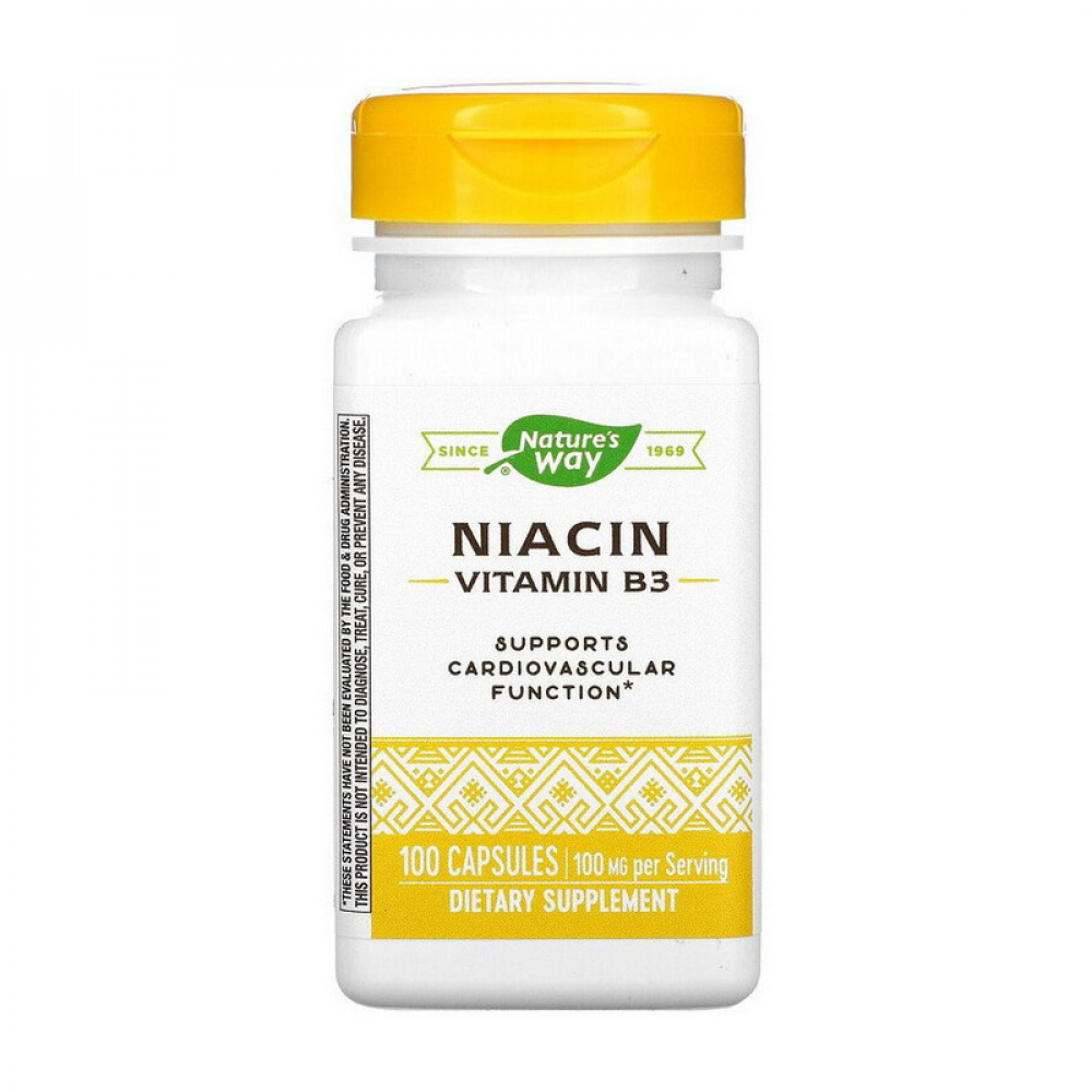 Niacin Vitamin B3 100 mg (100 caps)