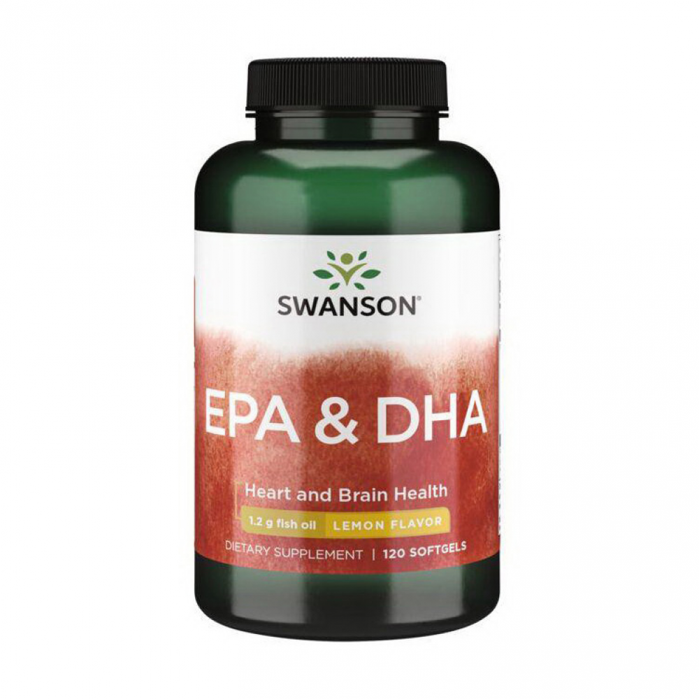 EPA & DHA (120 sgels, lemon)