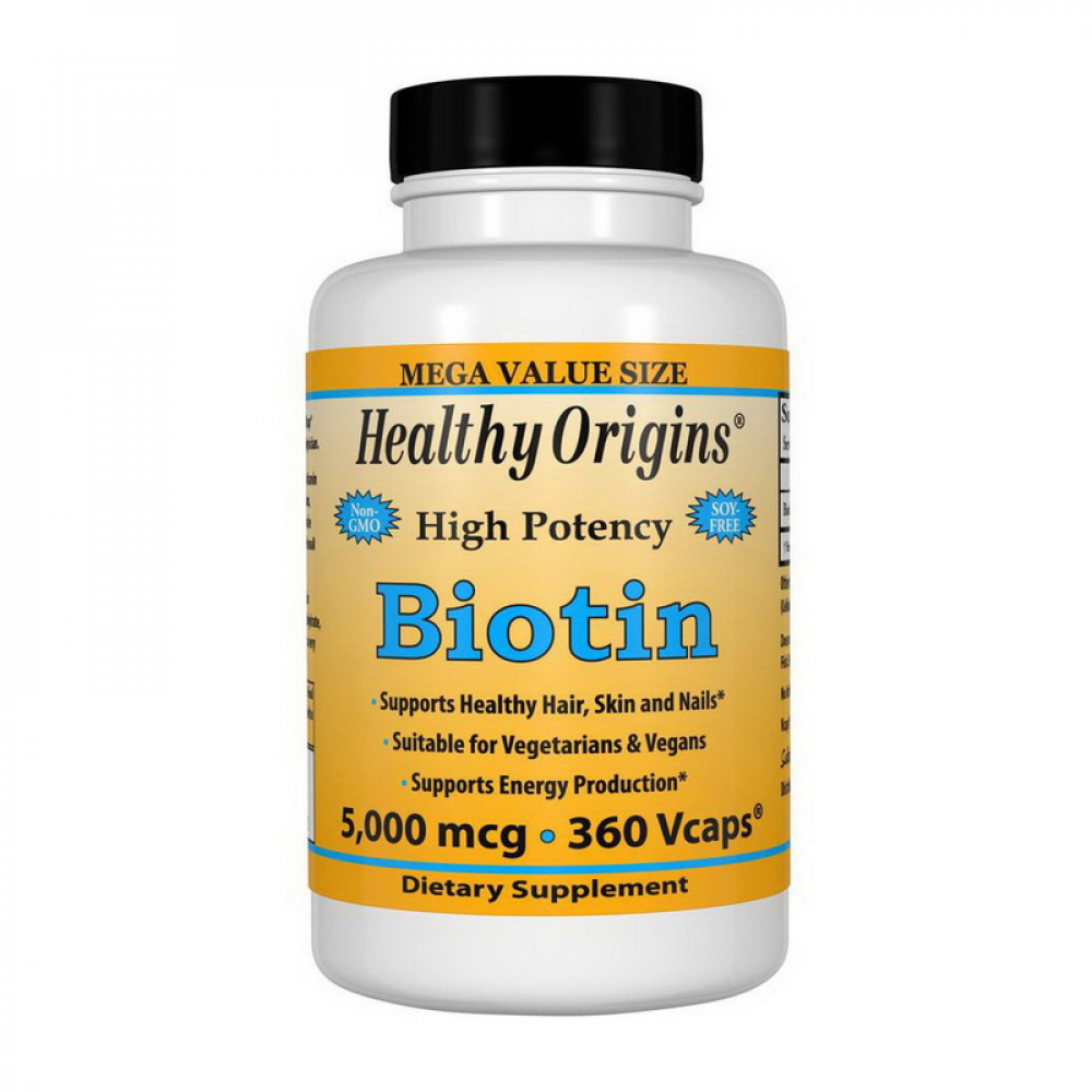 Biotin 5,000 mcg (360 vcaps)