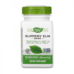 Slippery Elm Bark 1600 mg (100 veg caps)