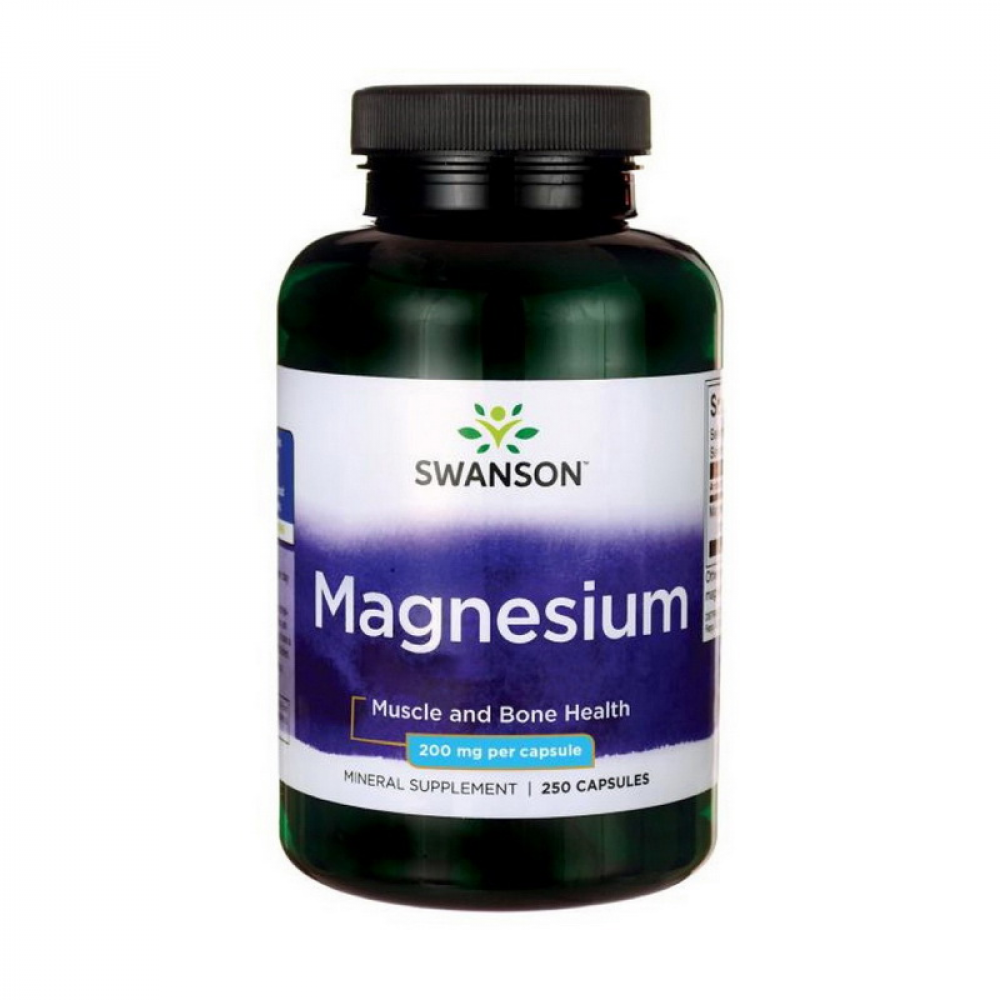 Magnesium 200 mg (250 caps)