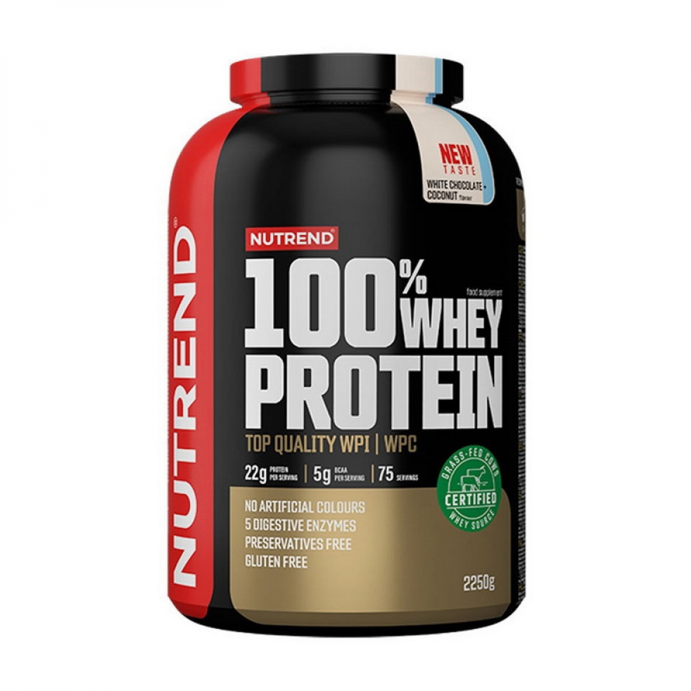 100% Whey Protein (2,25 kg, cookies & cream)