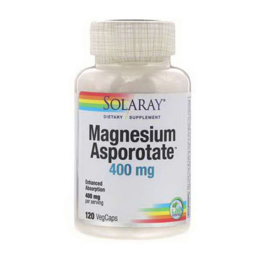 Magnesium Asporotate 400 mg (120 veg caps)