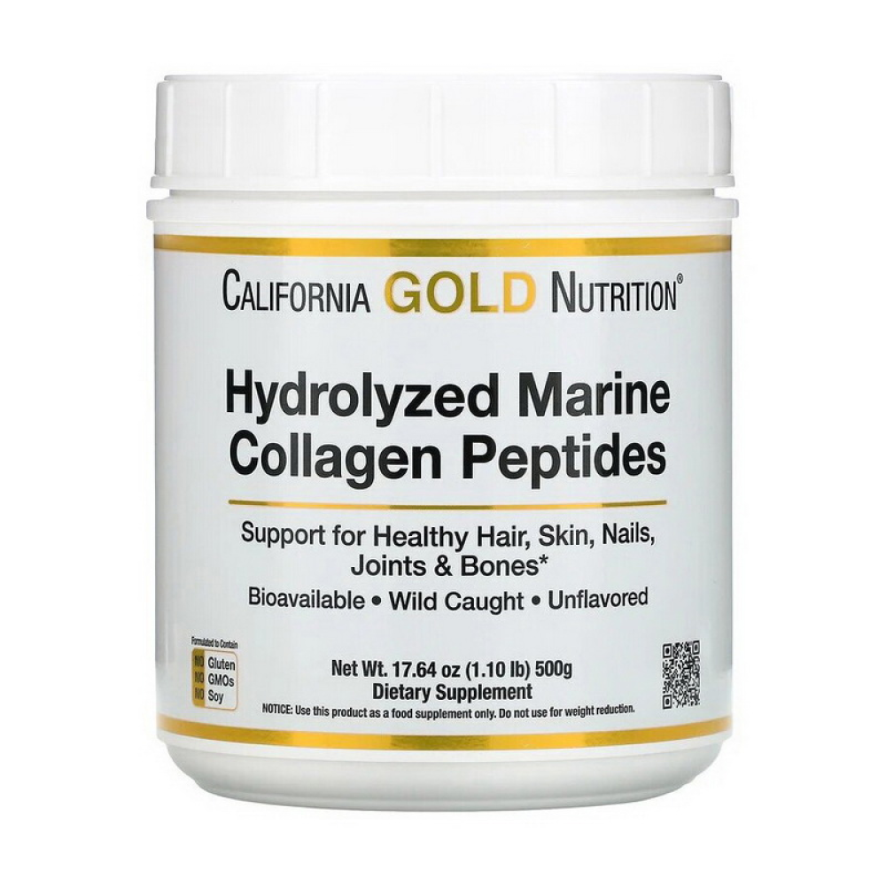 Hydrolyzed Marine Collagen Peptides (500 g)