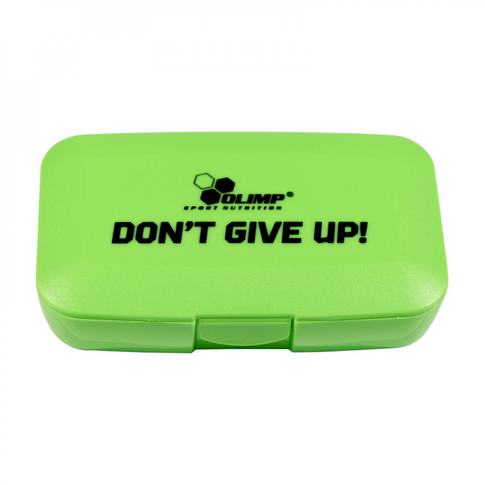 Pillbox Don“t Give Up! (green)