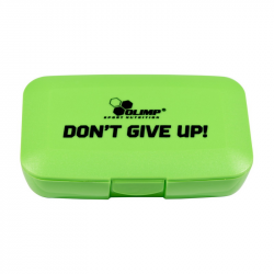 Pillbox Don“t Give Up! (green)