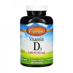 Vitamin D3 2000 IU (360 soft gels)