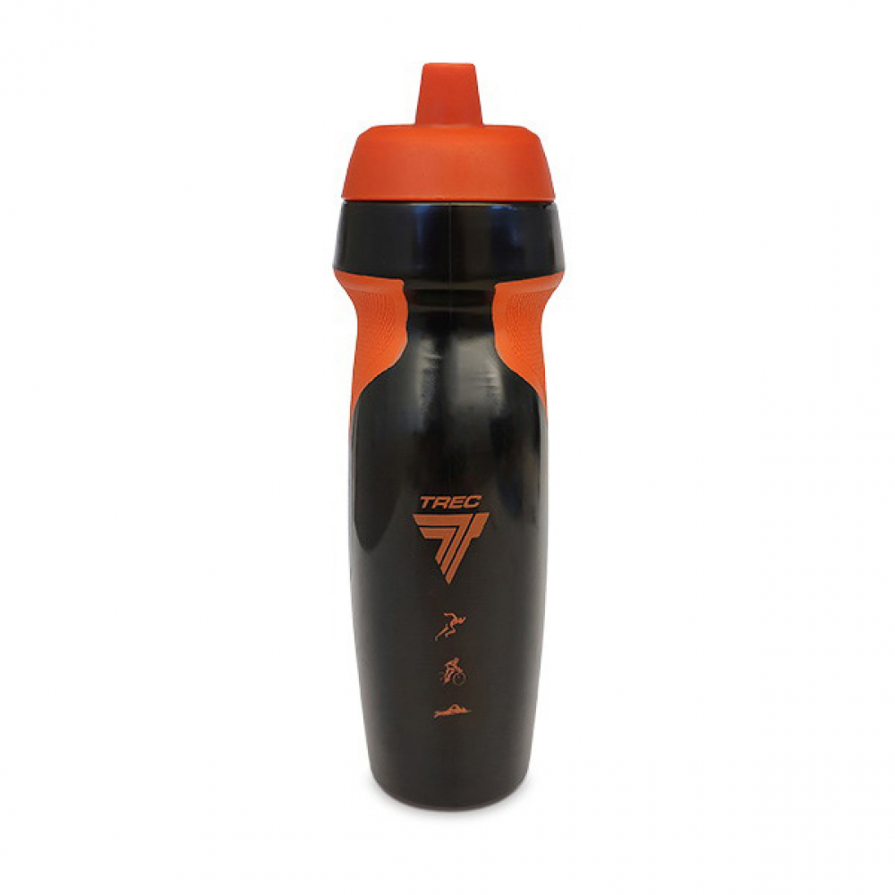 Waterbottle (600 ml, black-orange)