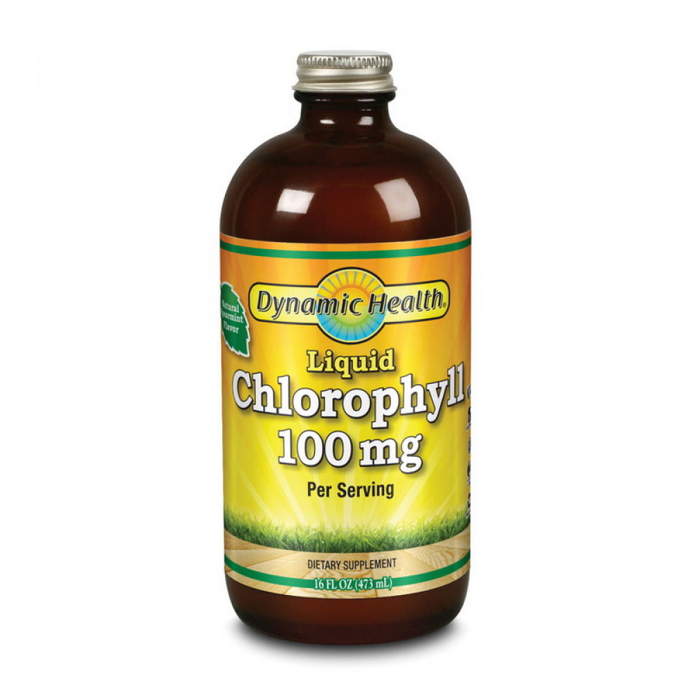 Liquid Chlorophyll 100 mg (473 ml, natural spearmint)