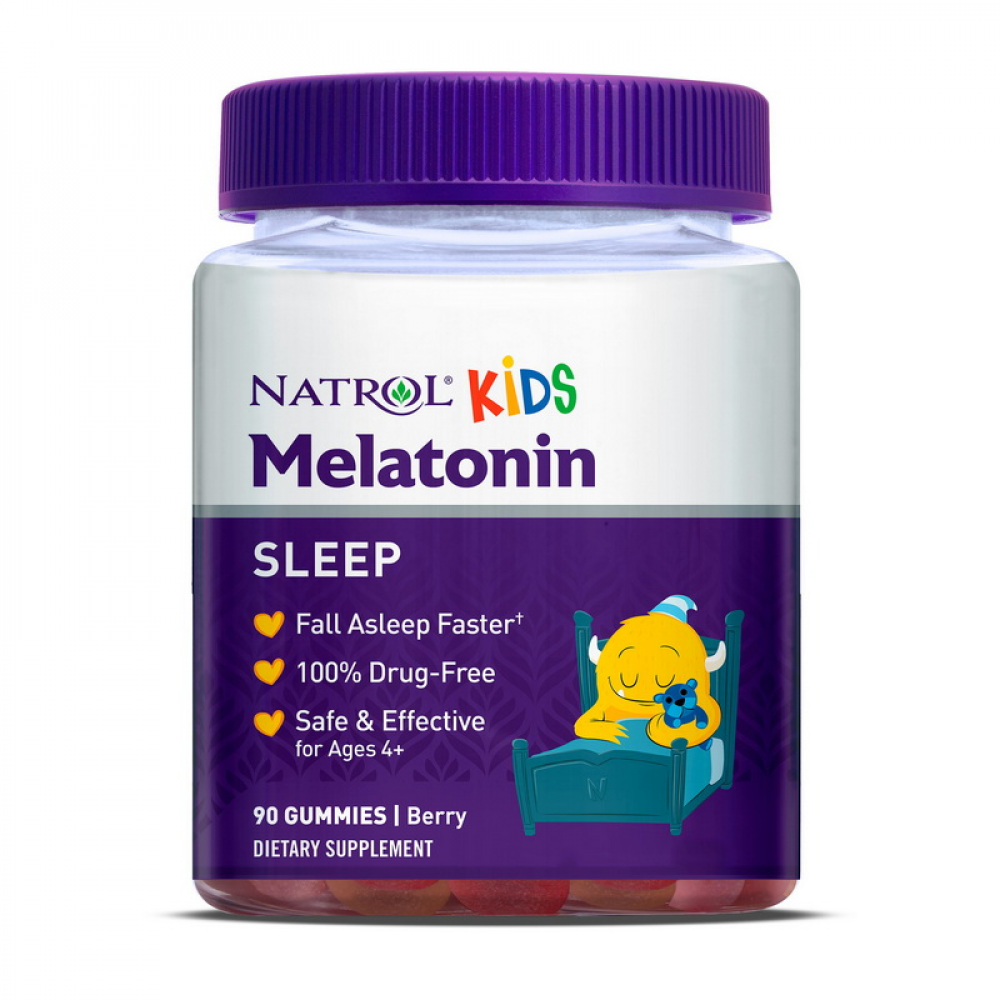 Kids Melatonin (60 gummies, berry)