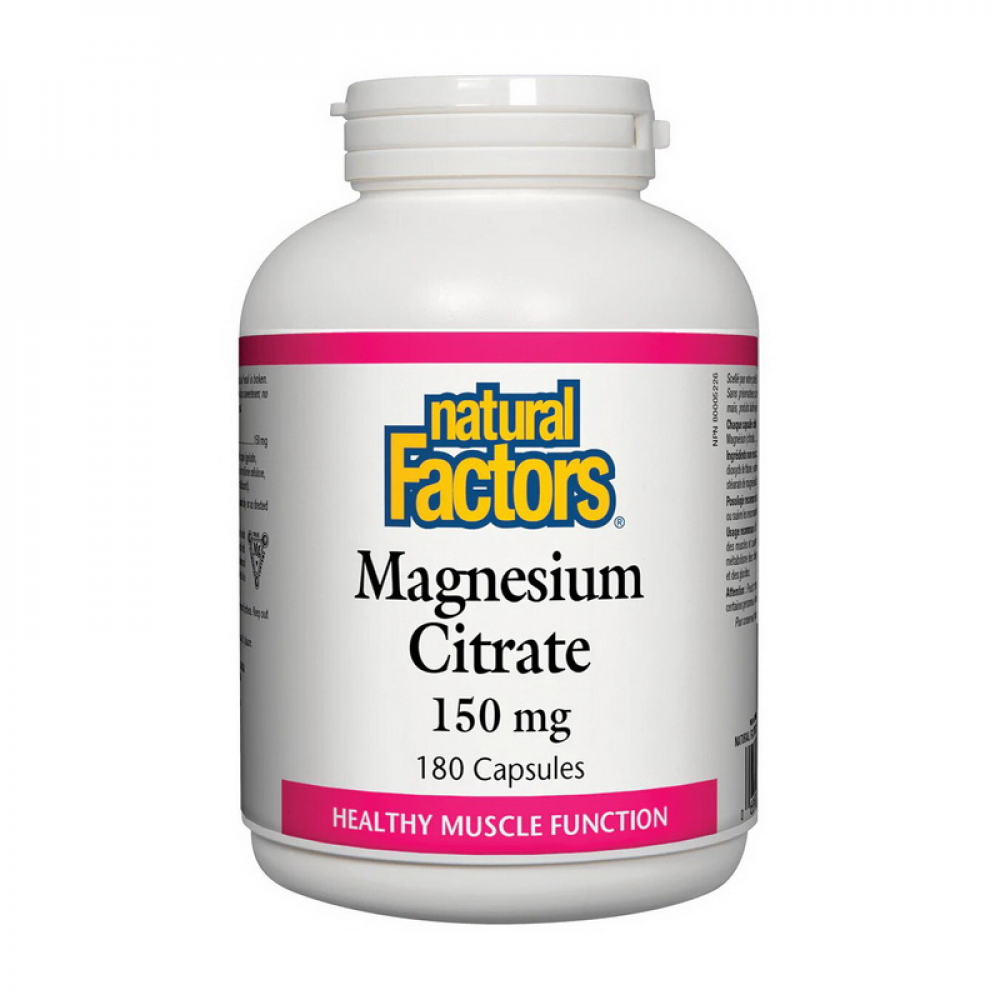 Magnesium Citrate (180 caps)